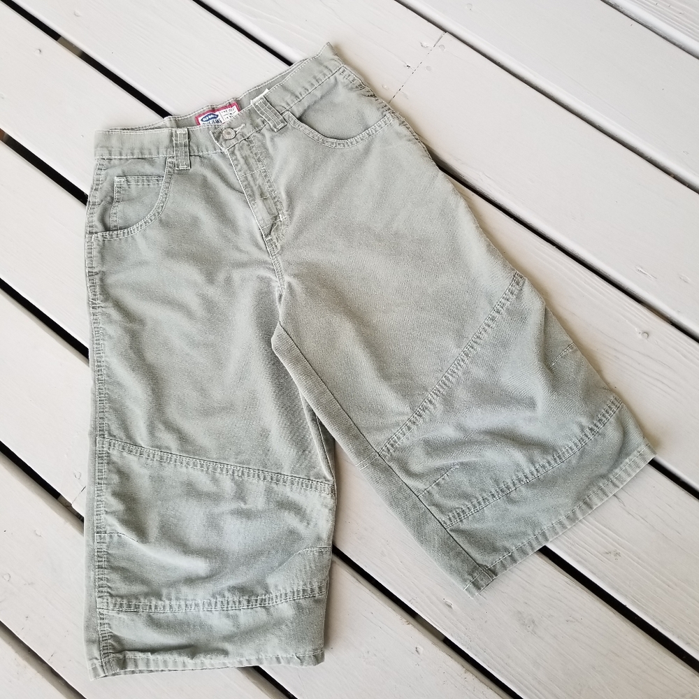 14 Boys Olive Board shorts